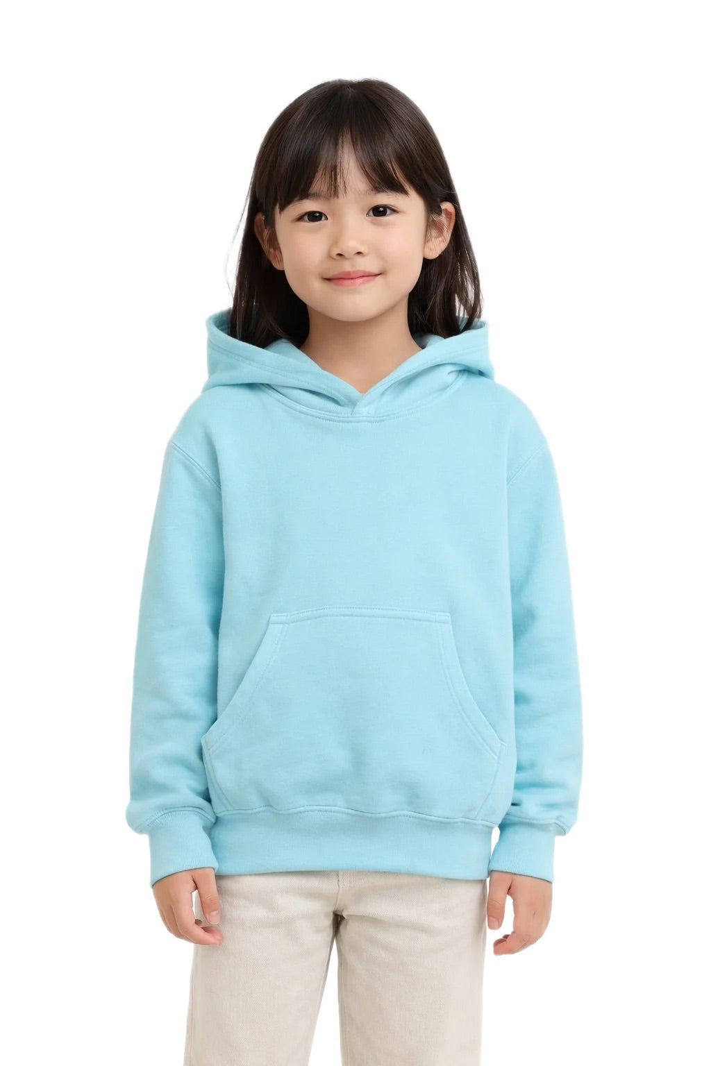 Milltex 517 Youth Unisex Hoodie | Midweight Cotton Blend Pullover Sweatshirt