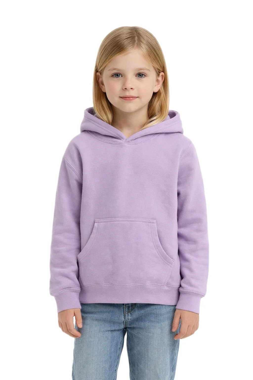 Milltex 517 Youth Unisex Hoodie | Midweight Cotton Blend Pullover Sweatshirt