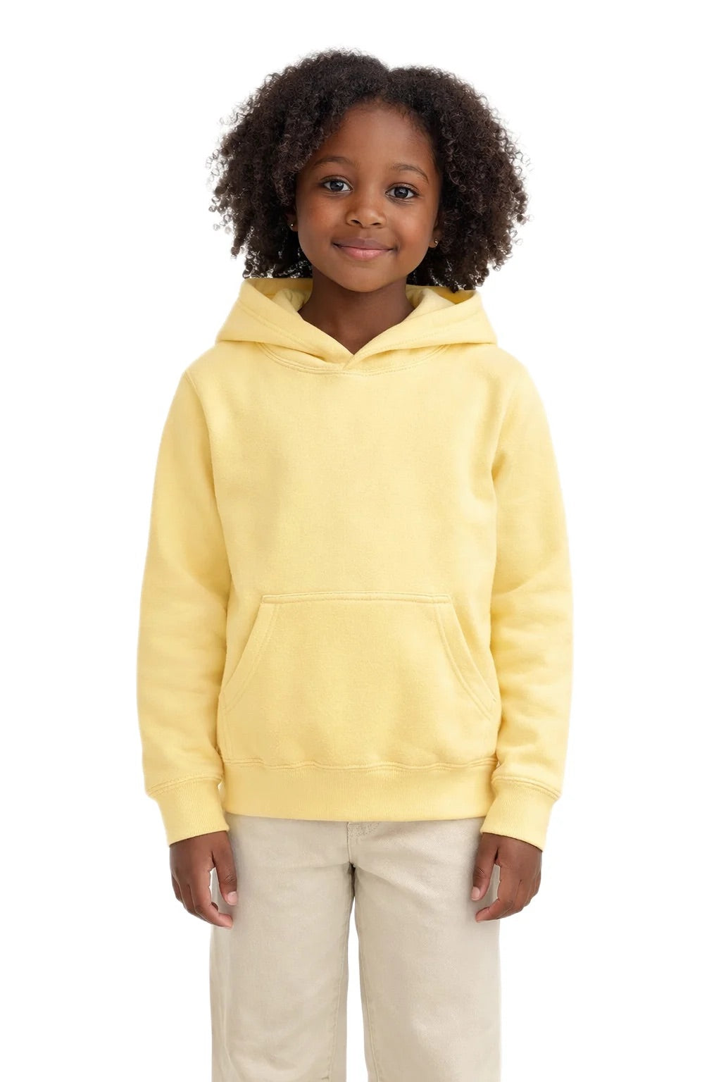 Milltex 517 Youth Unisex Hoodie | Midweight Cotton Blend Pullover Sweatshirt