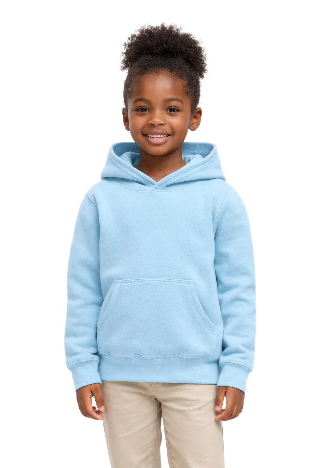 Milltex 517 Youth Unisex Hoodie | Midweight Cotton Blend Pullover Sweatshirt