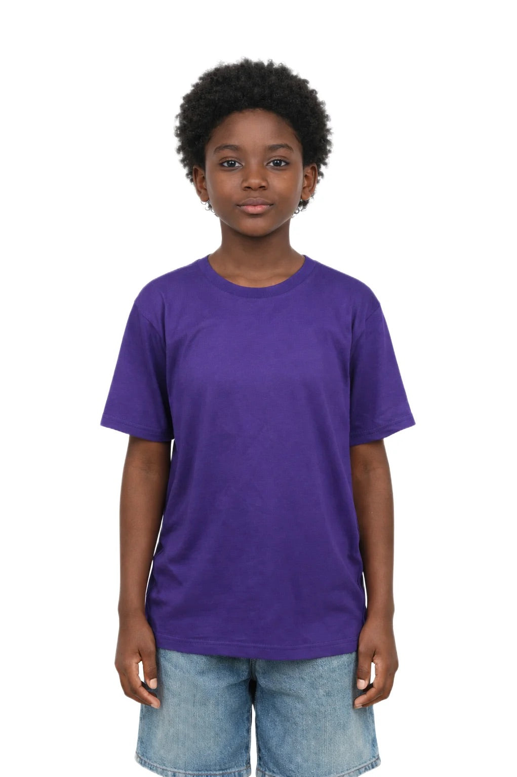 Milltex 500 Kids Unisex T-Shirt - Soft Lightweight Cotton Crew Neck Tee