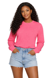 Milltex 401 Unisex Mid Weight Pigment Dyed Long Sleeve Tee