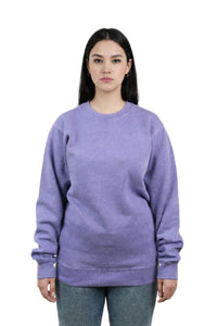 Milltex 603 Unisex Vintage Fleece Textured Crewneck Sweatshirt