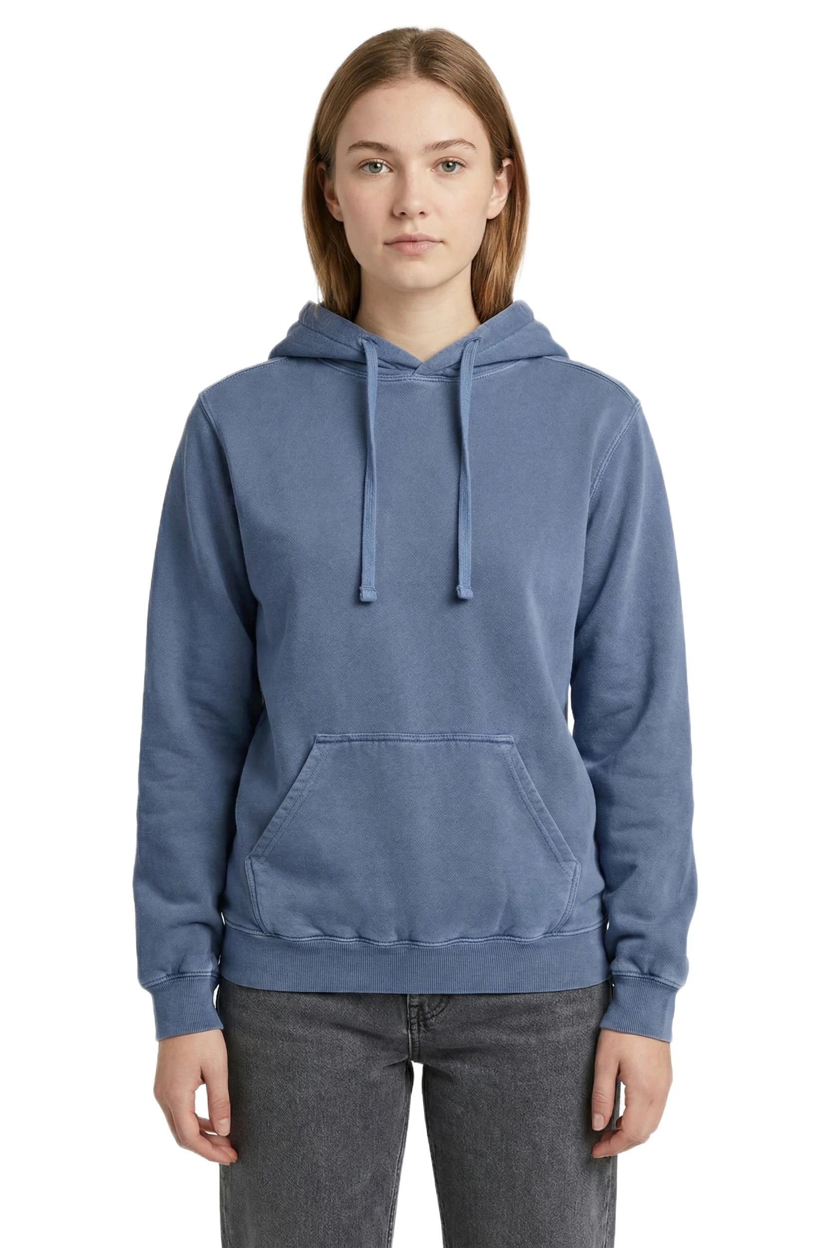 Milltex 417 Adult Unisex Heavyweight Plain Hoodie