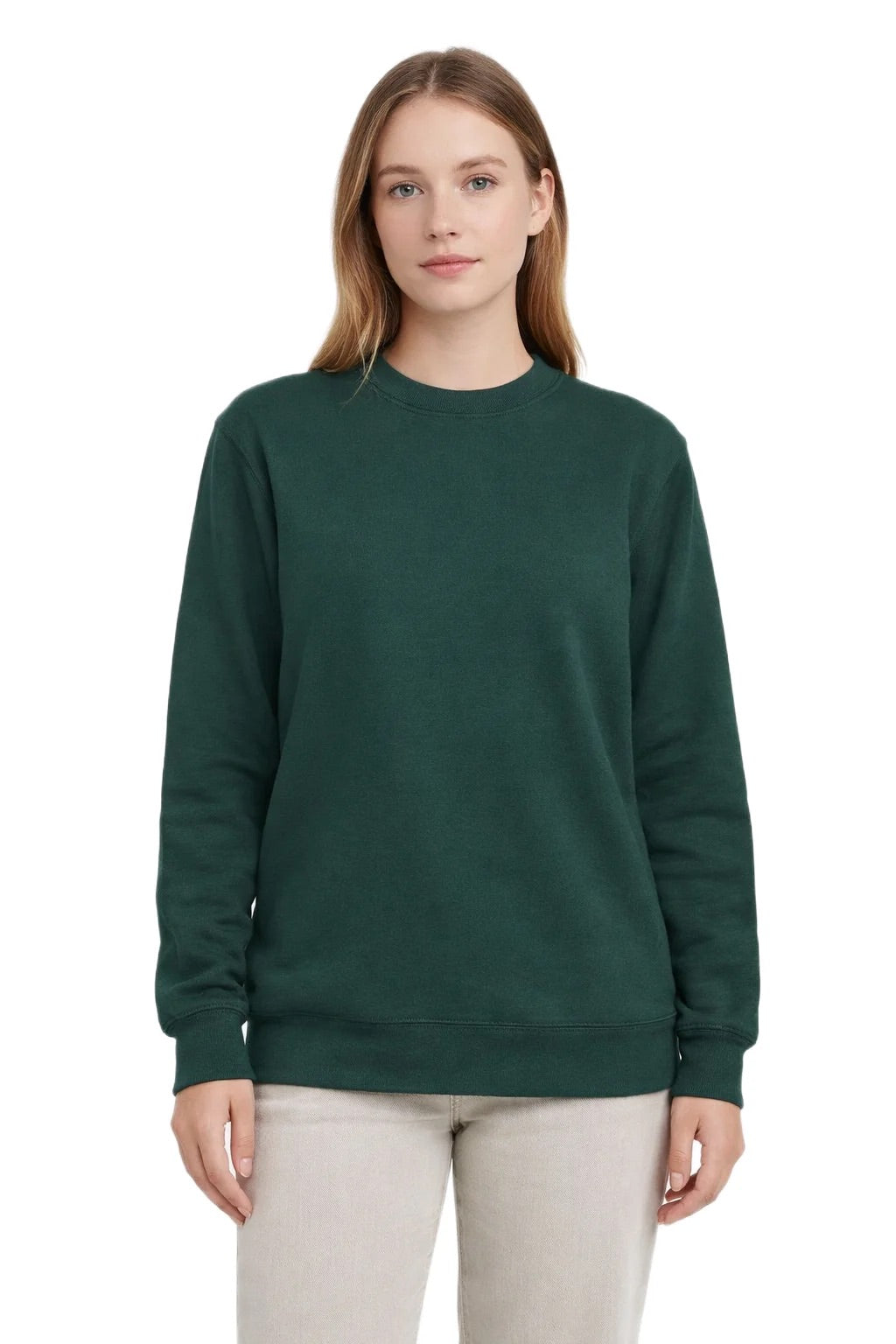 Milltex 303 Unisex Midweight Crewneck Fleece Sweatshirt