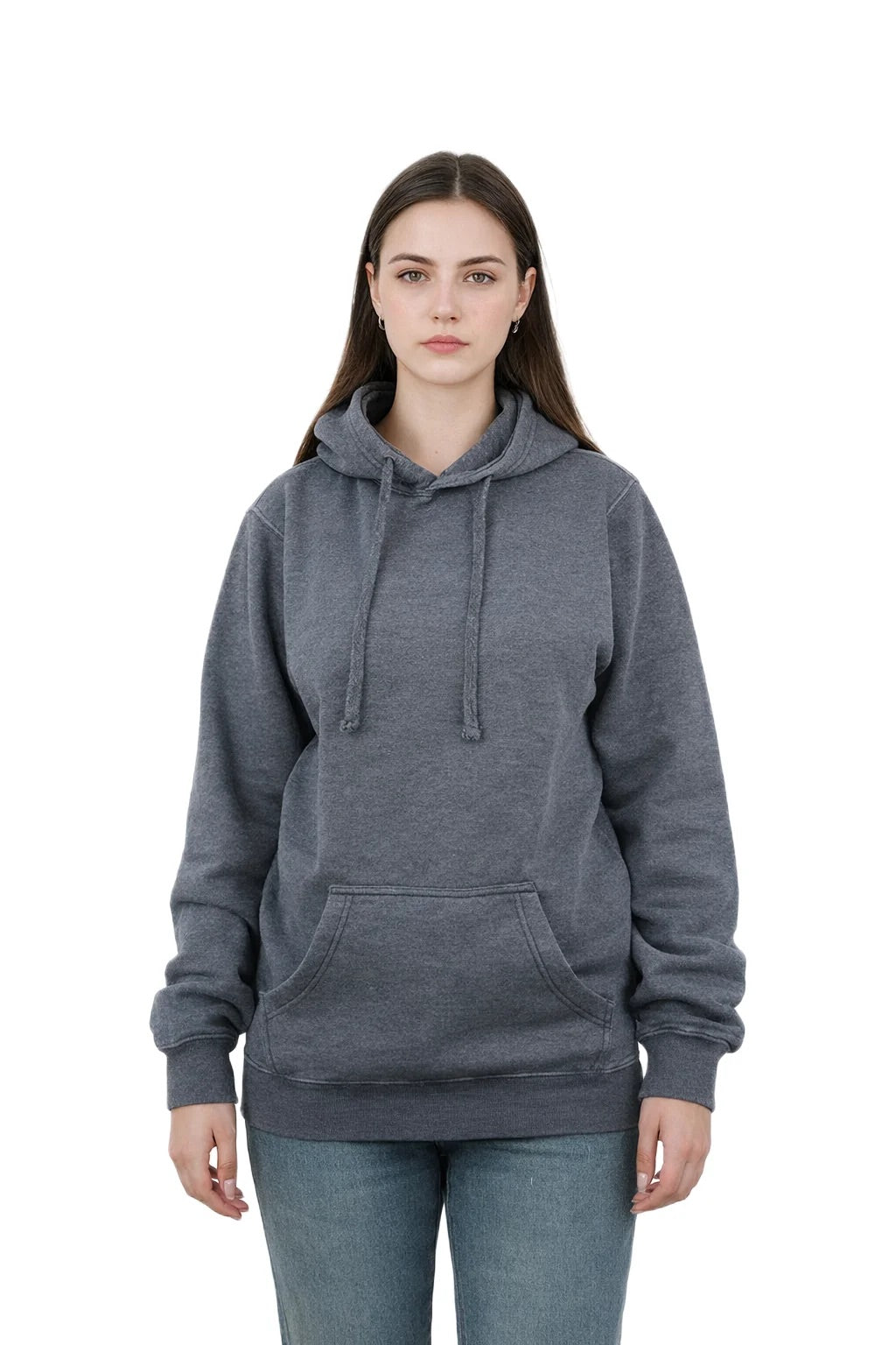 Milltex 617 — Adult Unisex Midweight Vintage Fleece Hoodie