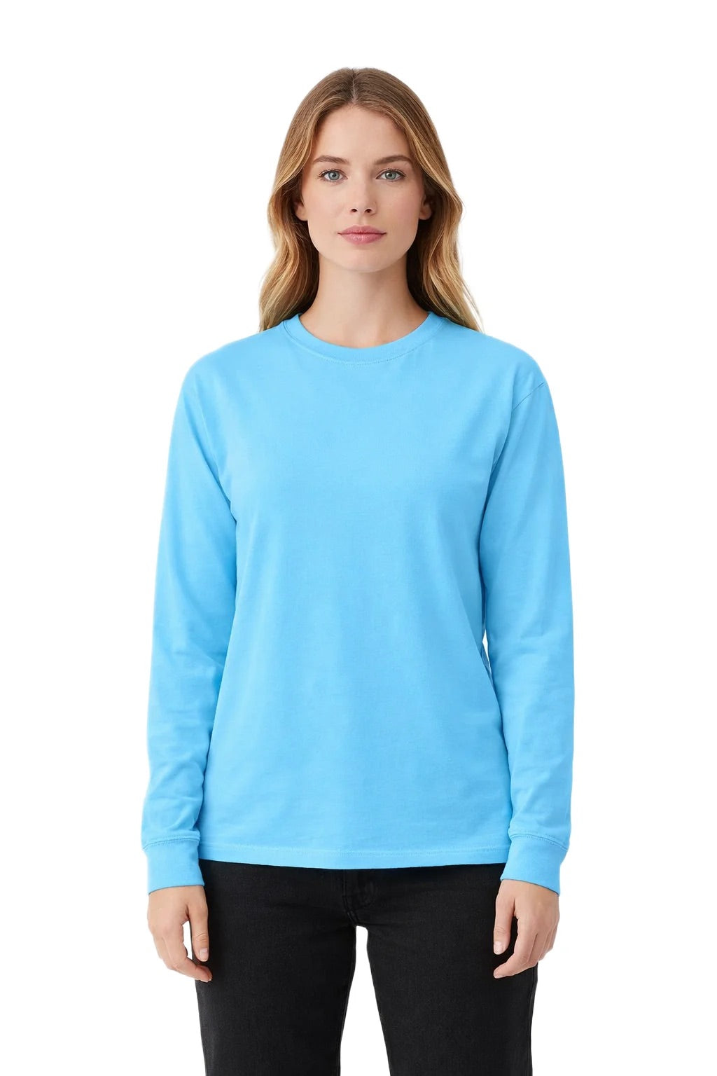 Milltex 401 Unisex Mid Weight Pigment Dyed Long Sleeve Tee
