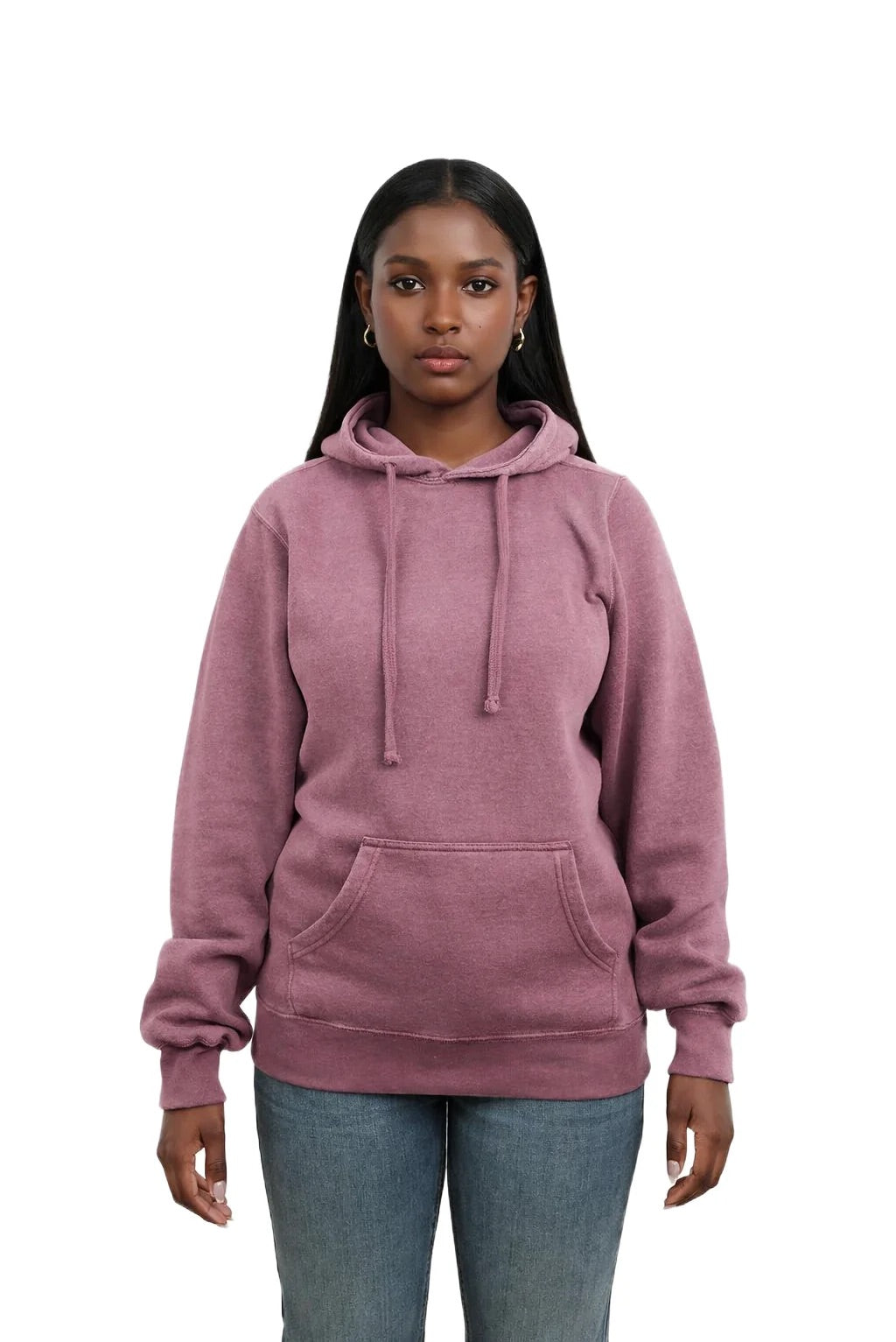 Milltex 617 — Adult Unisex Midweight Vintage Fleece Hoodie