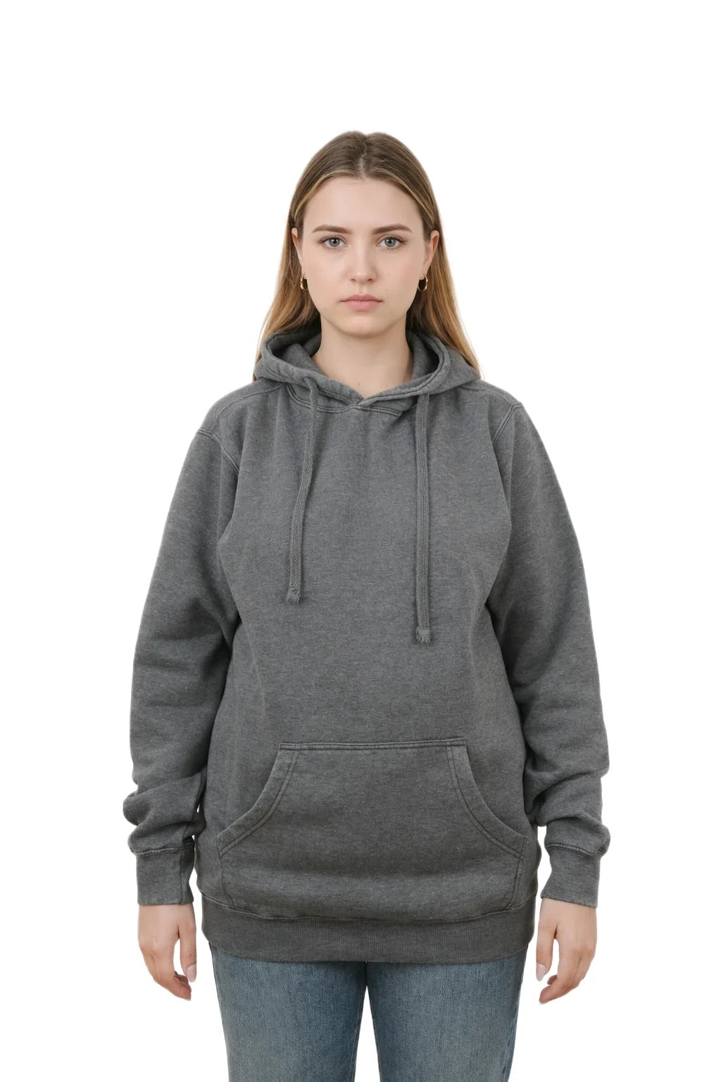 Milltex 617 — Adult Unisex Midweight Vintage Fleece Hoodie