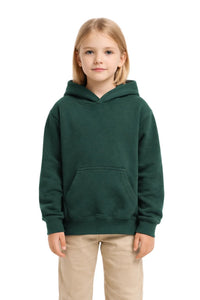 Milltex 517 Youth Unisex Hoodie | Midweight Cotton Blend Pullover Sweatshirt