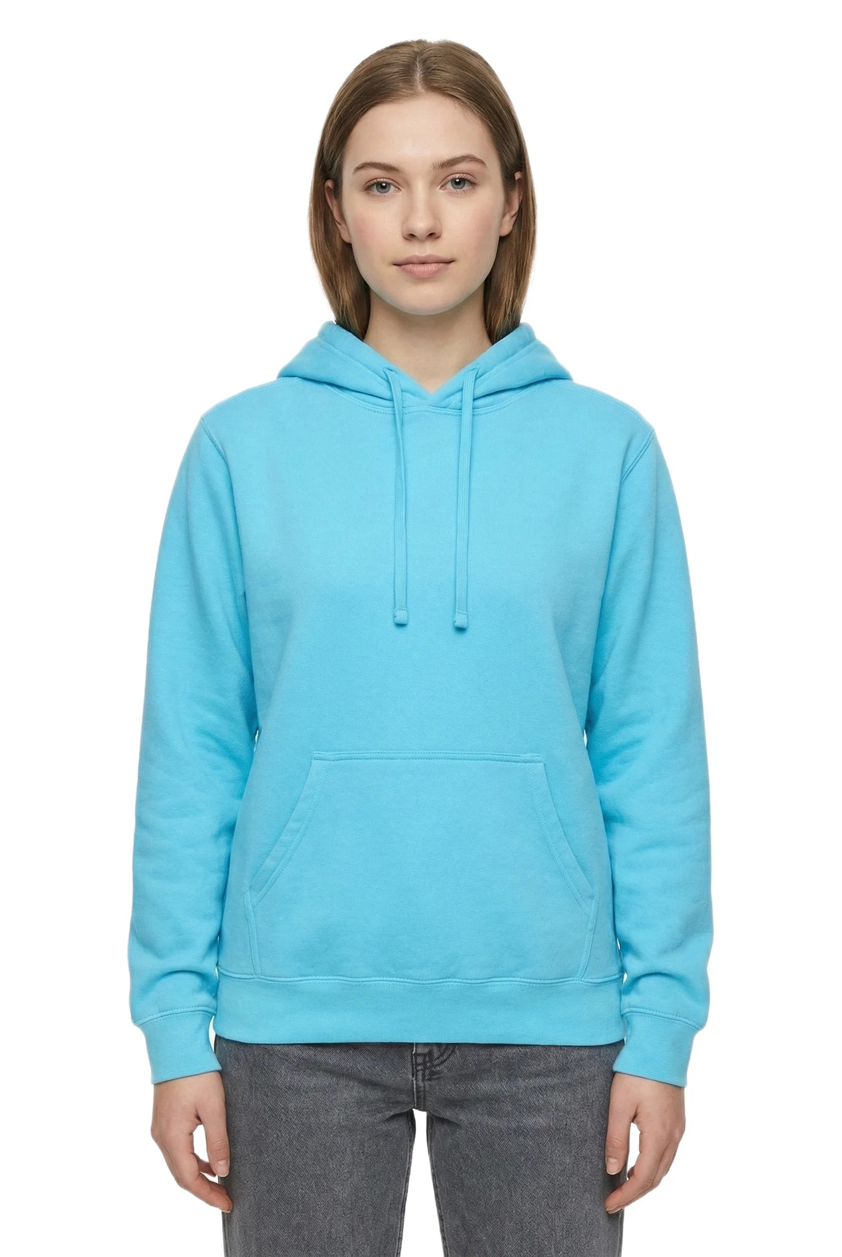 Milltex 417 Adult Unisex Heavyweight Plain Hoodie