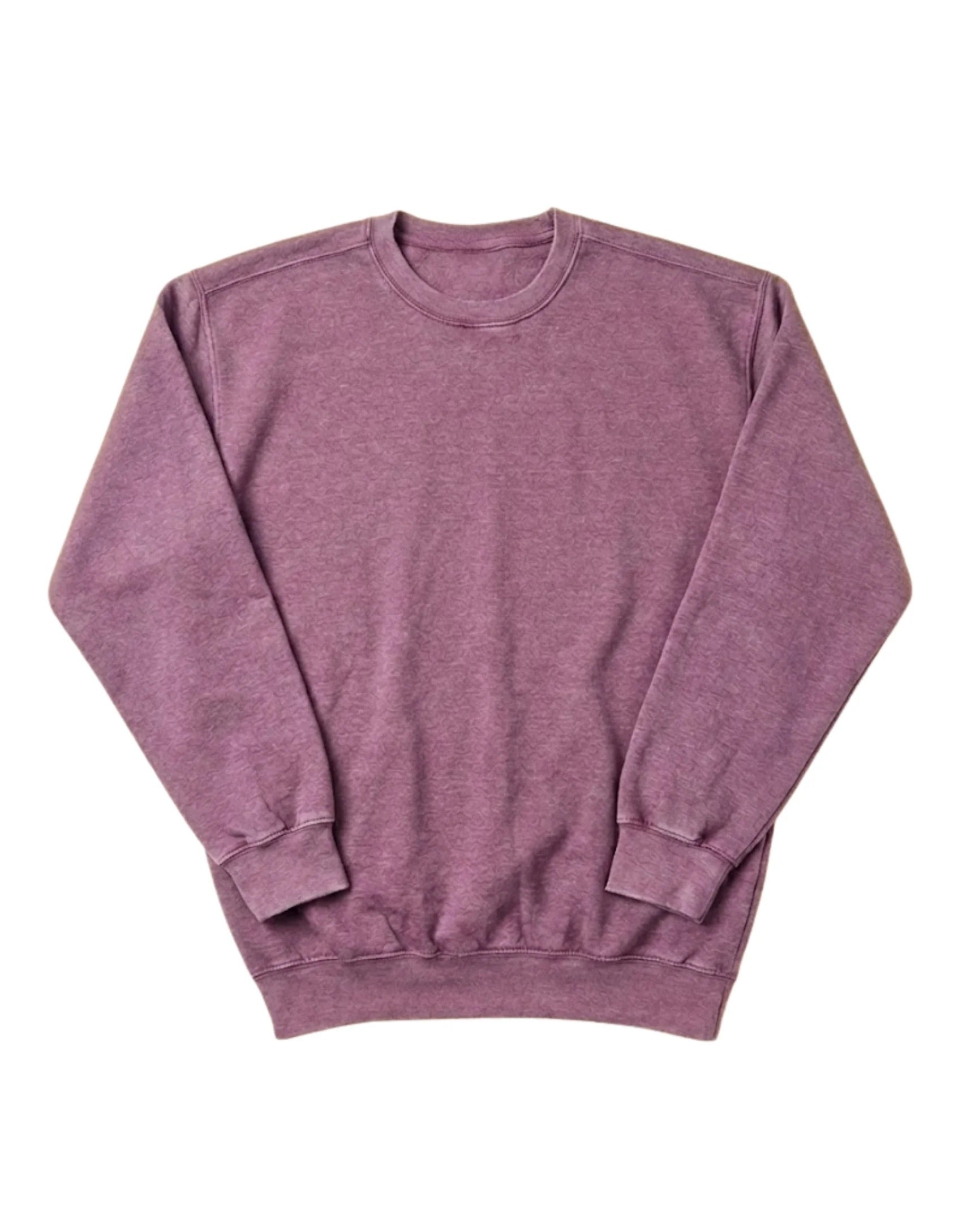 Milltex 603 Unisex Vintage Fleece Textured Crewneck Sweatshirt