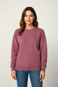 Milltex 603 Unisex Vintage Fleece Textured Crewneck Sweatshirt