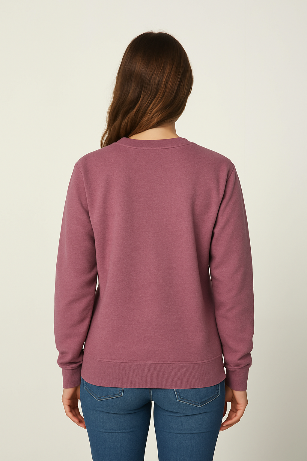 Milltex 603 Unisex Vintage Fleece Textured Crewneck Sweatshirt