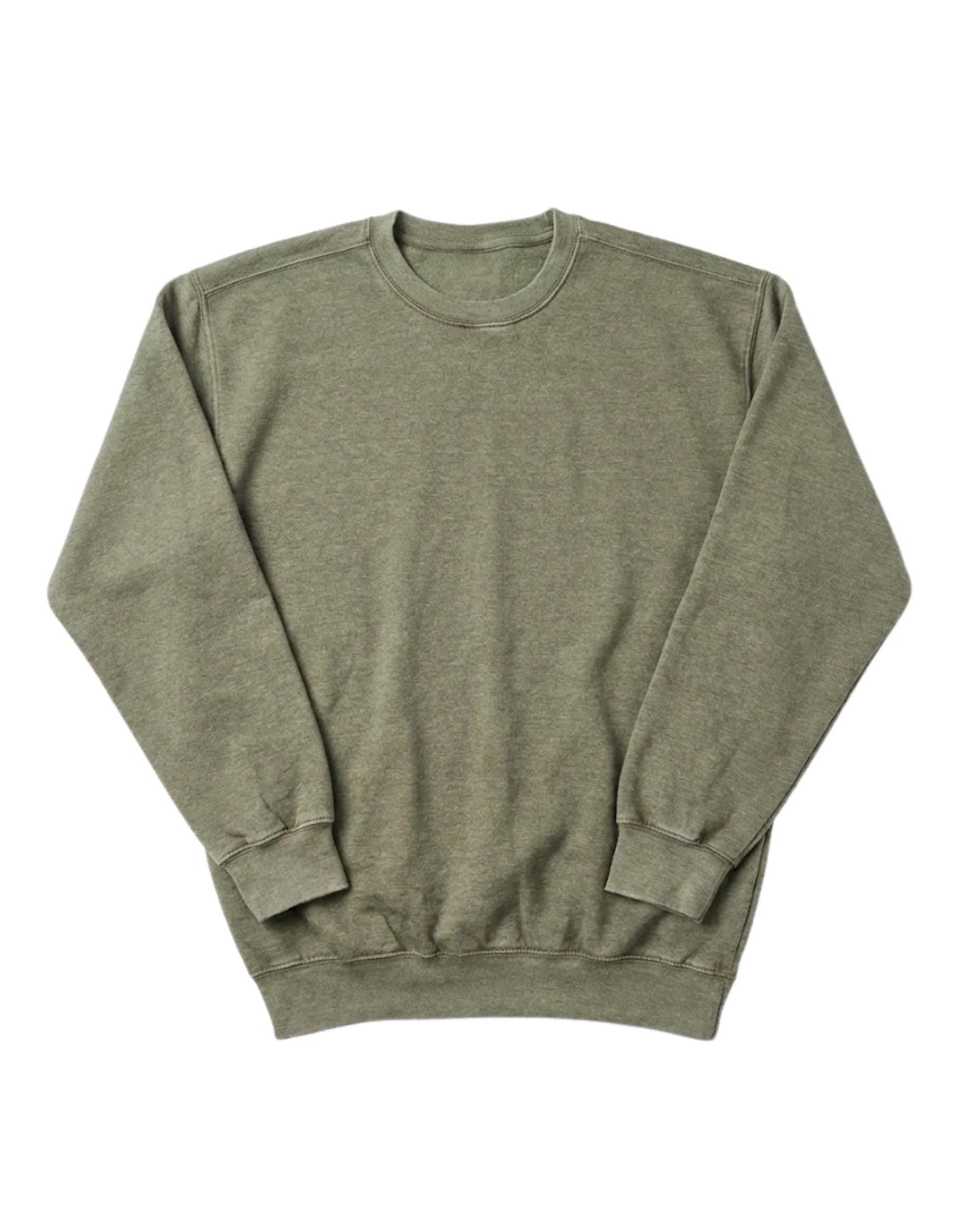 Milltex 603 Unisex Vintage Fleece Textured Crewneck Sweatshirt