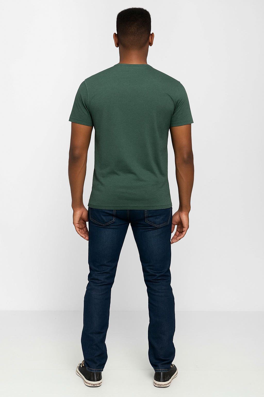 Milltex 900 Unisex Short Sleeve Tubular Fit Tee - White