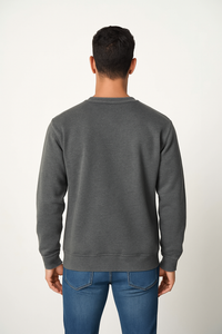 Milltex 603 Unisex Vintage Fleece Textured Crewneck Sweatshirt