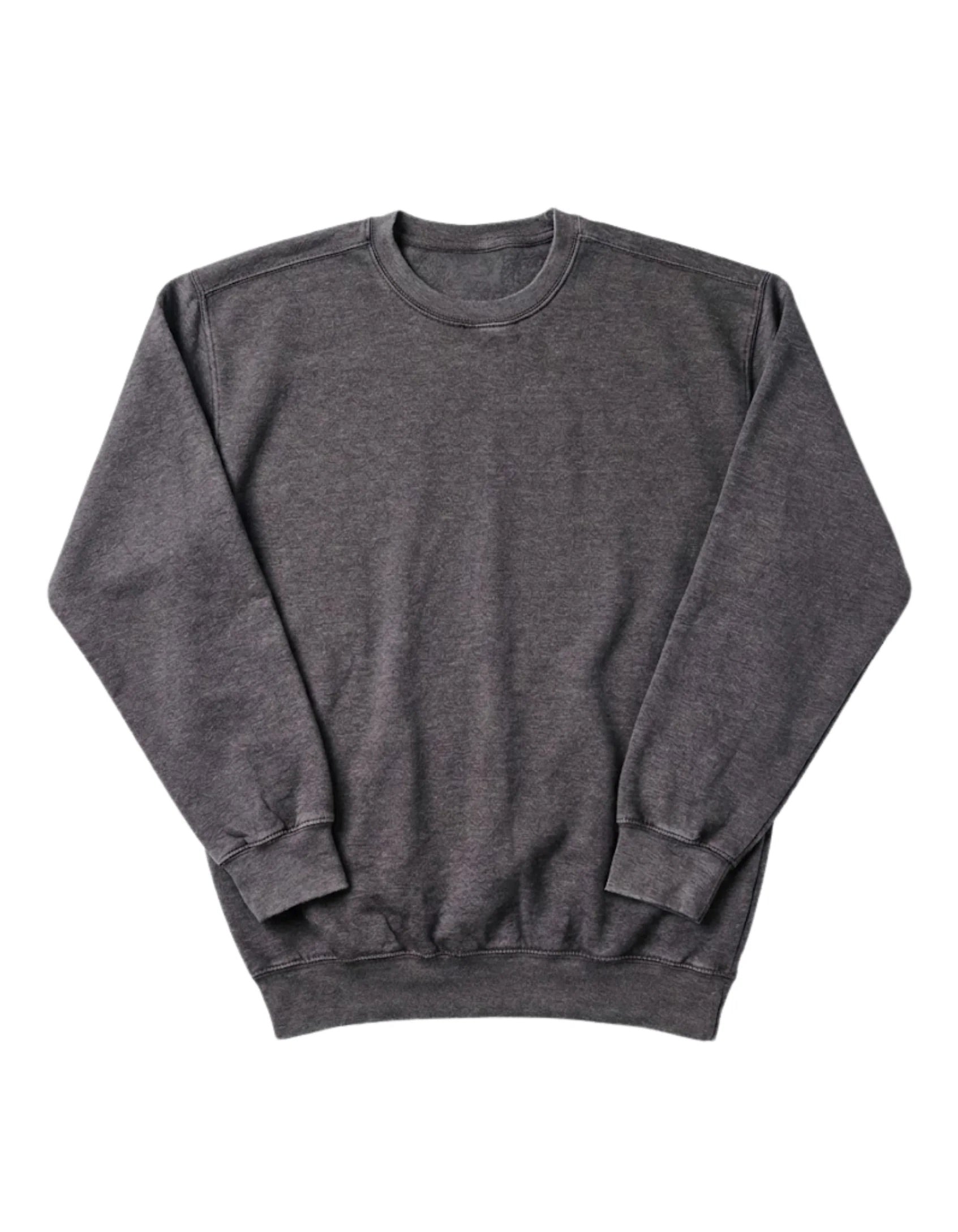 Milltex 603 Unisex Vintage Fleece Textured Crewneck Sweatshirt