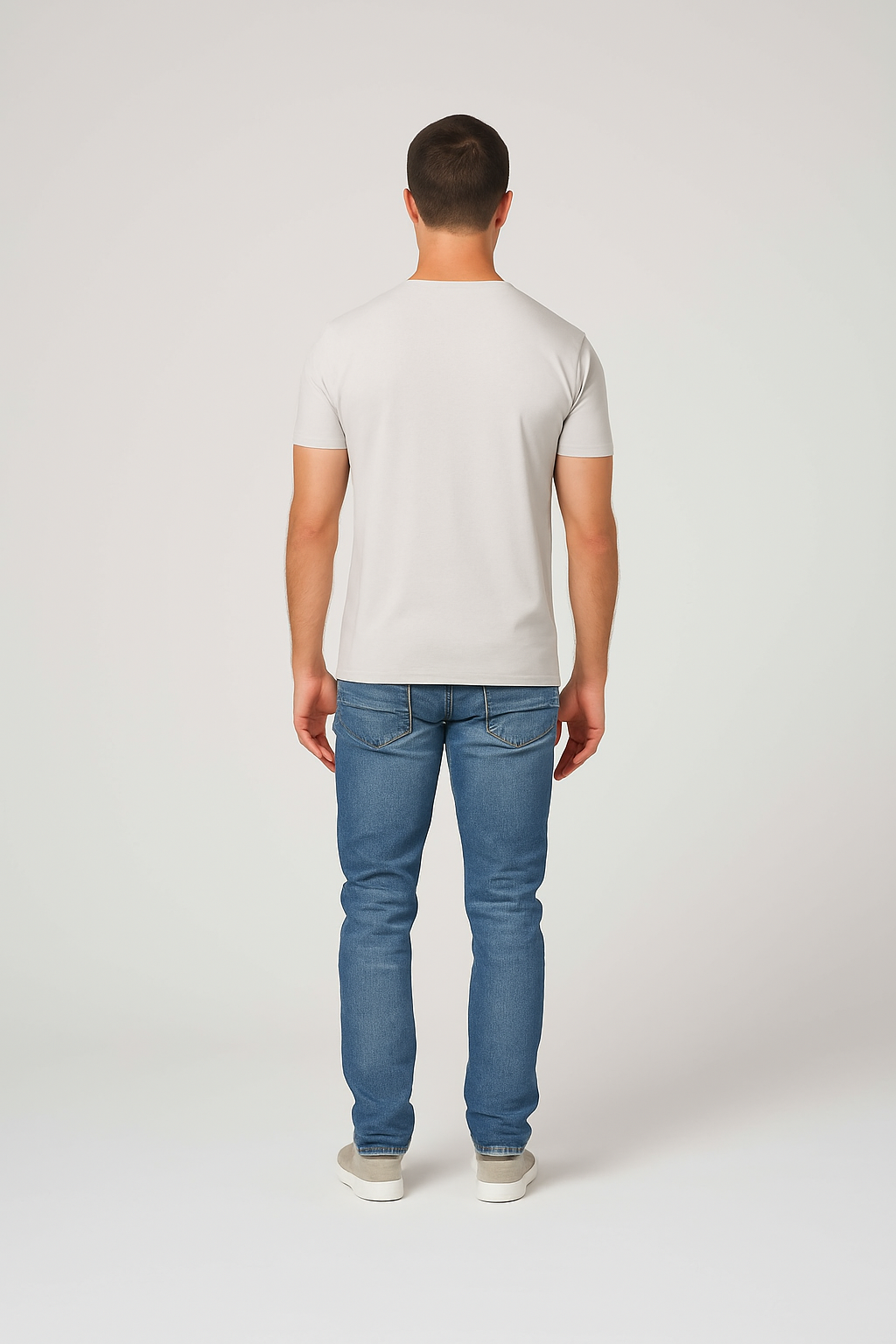 Milltex 900 Unisex Short Sleeve Tubular Fit Tee - Navy