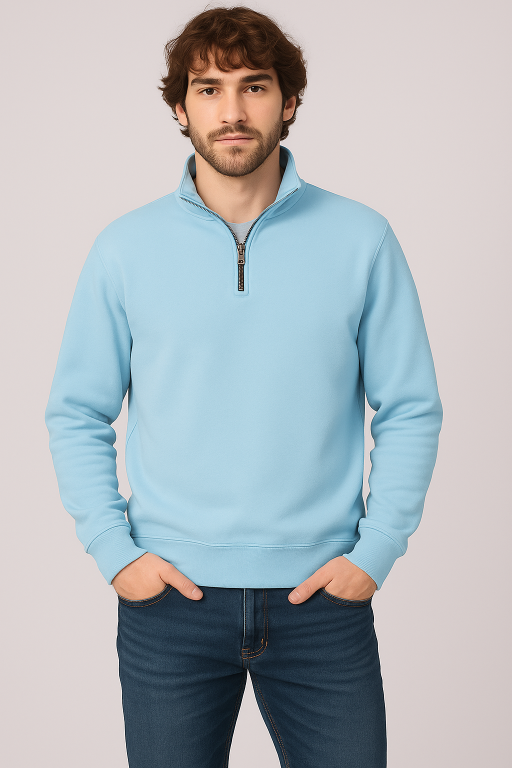 Milltex 935 Unisex Heavy Weight Quarter Zip Jacket