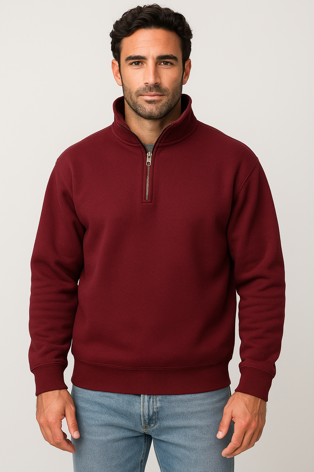 Milltex 935 Unisex Heavy Weight Quarter Zip Jacket