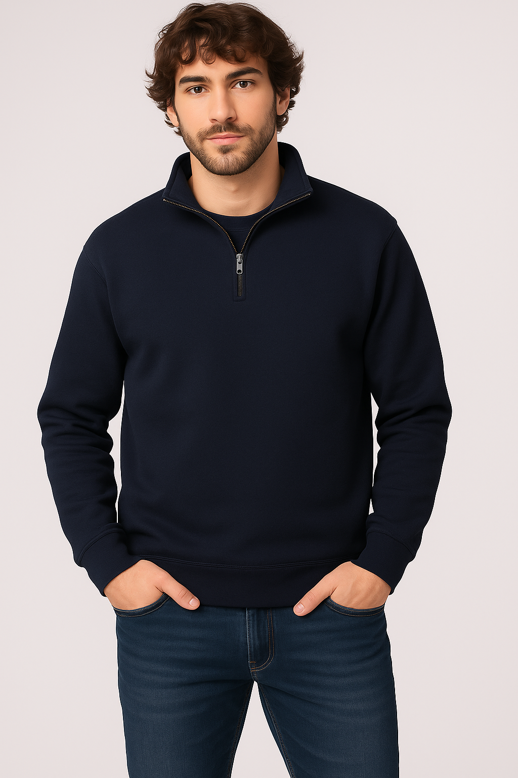 Milltex 935 Unisex Heavy Weight Quarter Zip Jacket