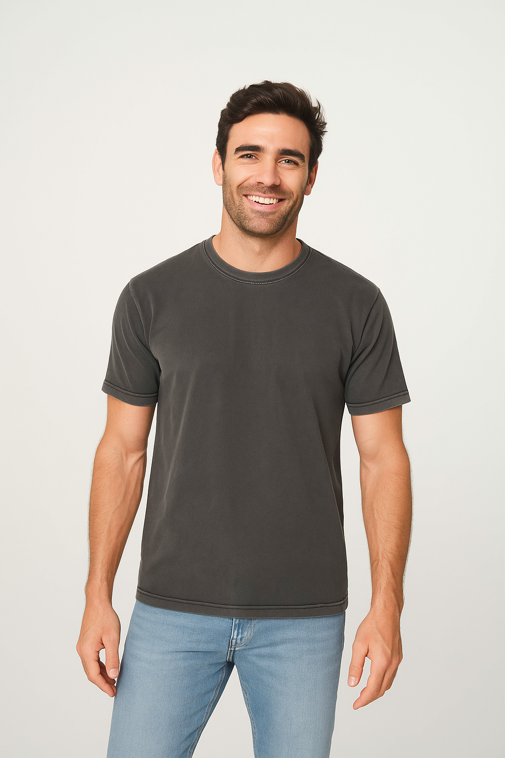 Milltex 400 Unisex Mid Weight Short Sleeve Pigment Dyed Tee