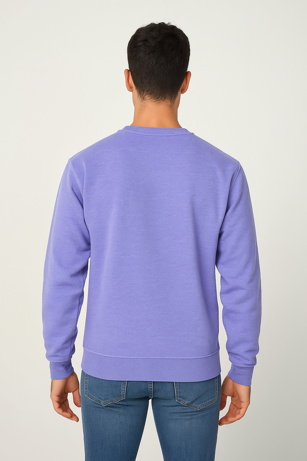 Milltex 603 Unisex Vintage Fleece Textured Crewneck Sweatshirt